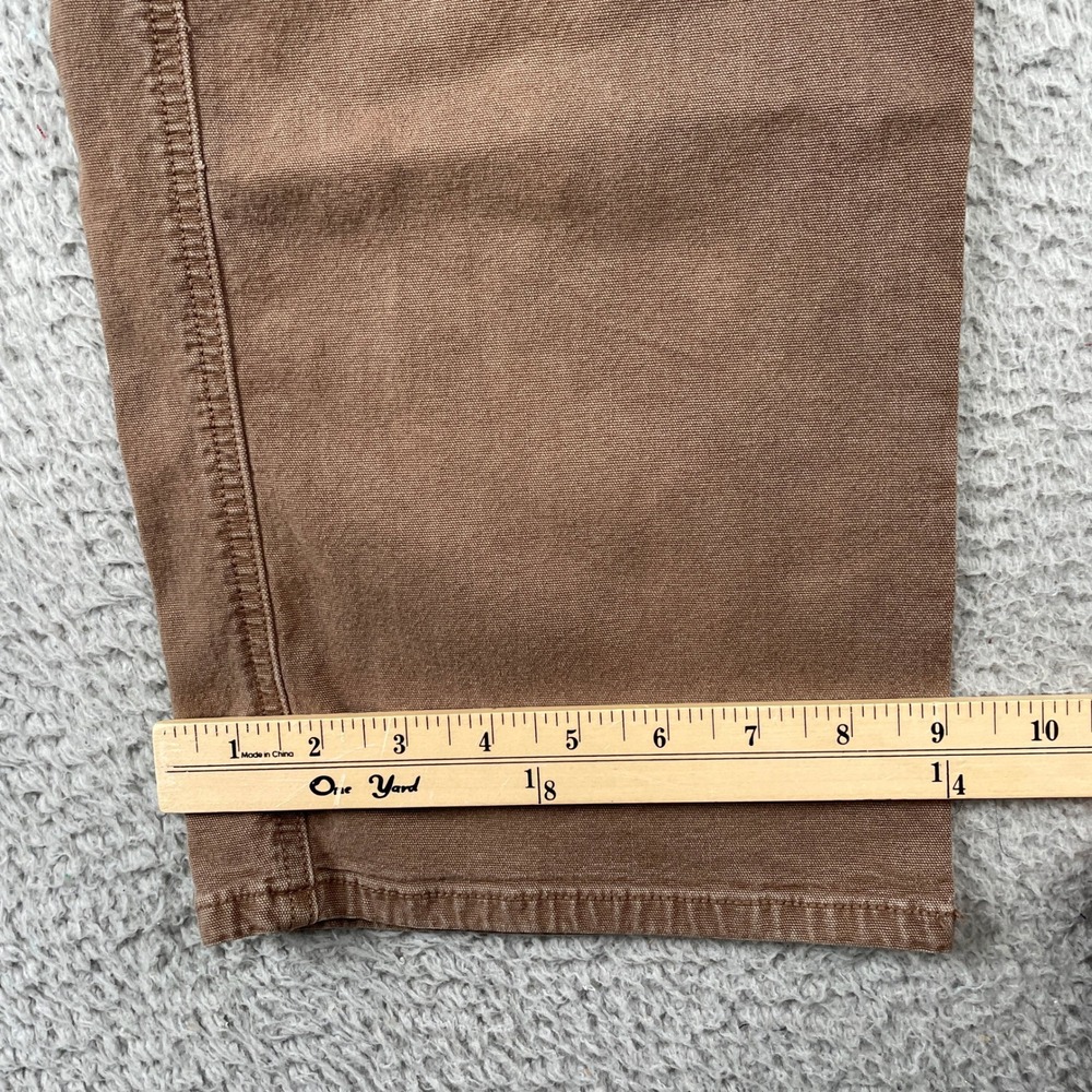 American Eagle Pants Womens 0 Brown Stovepipe Stretch High Rise Patch Pockets - Picture 7 of 10